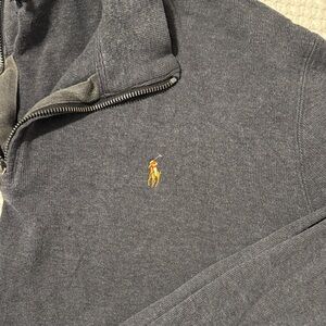 Polo Ralph Lauren Gray Quarter-Zip Pullover